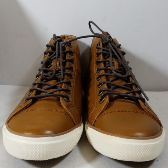 Coach high top saddle sneakers size men 7.5. NWB. - Picture 2 of 8